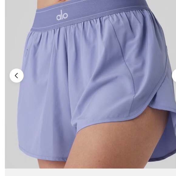 ALO Yoga Lavender Women's Shorts - Picture 5 of 9